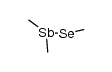 dimethyl(methylselanyl)stibine Structure