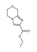 ethyl 6,8-dihydro-5H-imidazo[2,1-c][1,4]oxazine-2-carboxylate结构式