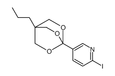 2-iodo-5-(1-propyl-3,5,8-trioxabicyclo[2.2.2]octan-4-yl)pyridine Structure