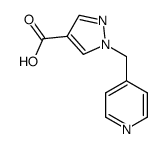 1-(pyridin-4-yl)methyl-1H-pyrazole-4-carboxylic acid结构式