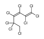 1,1,2,3,4,5,5,6-octachlorohexa-1,3-diene结构式