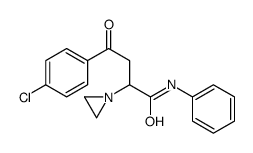 2-(aziridin-1-yl)-4-(4-chlorophenyl)-4-oxo-N-phenylbutanamide Structure