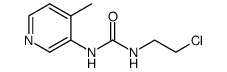 1-(2-chloro-ethyl)-3-(4-methyl-pyridin-3-yl)-urea Structure