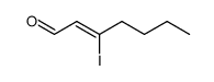 (Z)-3-iodo-2-hepten-1-al Structure