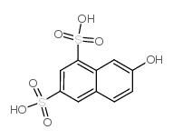 2-萘酚-6,8-二磺酸结构式