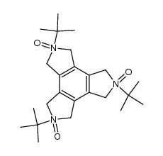 2,5,8-Tri-tert-butyl-2,3,4,5,6,7,8,9-octahydro-2H-benzo[1,2-c:3,4-c':5,6-c"]tripyrrol-2,5,8-trioxid结构式