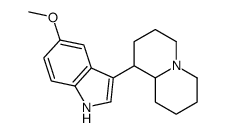 2H-Quinolizine, octahydro-1-(5-methoxy-1H-indol-3-yl)- Structure