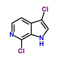 3,7-Dichloro-6-azaindole结构式