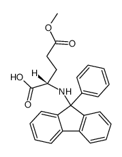 L-N-(9-(9-phenylfluorenyl))glutamic acid γ-methylester结构式