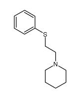 1-(2-phenylsulfanyl-ethyl)-piperidine结构式
