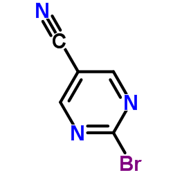 2-溴-5-氰基嘧啶结构式