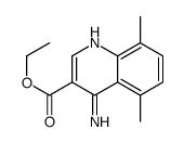 4-Amino-5,8-dimethylquinoline-3-carboxylic acid ethyl ester结构式