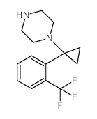 1-(1-(2-(TRIFLUOROMETHYL)PHENYL)CYCLOPROPYL)PIPERAZINE picture