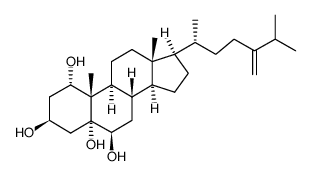 24-methylenecholestane-1,3,5,6-tetrol结构式