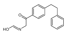N-[2-oxo-2-[4-(2-phenylethyl)phenyl]ethyl]formamide Structure