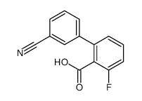 2-(3-cyanophenyl)-6-fluorobenzoic acid结构式