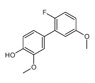4-(2-fluoro-5-methoxyphenyl)-2-methoxyphenol结构式