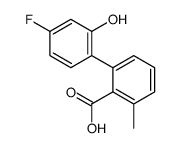 2-(4-fluoro-2-hydroxyphenyl)-6-methylbenzoic acid Structure
