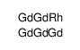 gadolinium,rhodium (7:3) Structure