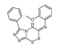 N-(2-methoxyphenyl)-6-phenyl-[1,2,4]triazolo[3,4-c][1,2,4,5]dithiadiazin-3-amine Structure