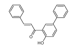 2'-hydroxy-5'-phenylchalcone结构式