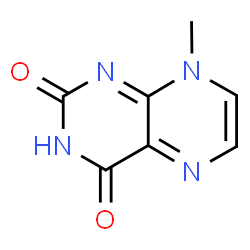 8-Methyl-2,8-dihydro-2,4(3H)-pteridinedione Structure