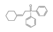 [2-cyclohexylideneethyl(phenyl)phosphoryl]benzene Structure