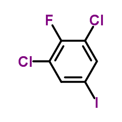 1,3-dichloro-2-fluoro-5-iodobenzene Structure