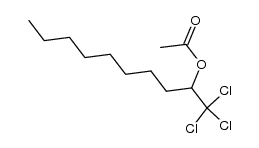 1,1,1-trichlorodecan-2-yl acetate结构式