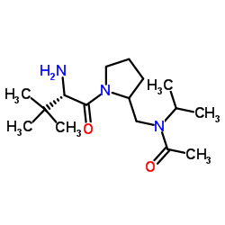 N-Isopropyl-N-{[1-(3-methyl-L-valyl)-2-pyrrolidinyl]methyl}acetamide结构式