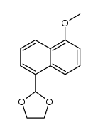 2-(5-Methoxynaphthalen-1-yl)-1,3-dioxolane结构式