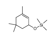 trimethyl((3,5,5-trimethylcyclohex-2-en-1-yl)oxy)silane Structure