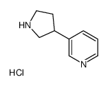 3-(Pyrrolidin-3-yl)pyridine hydrochloride structure