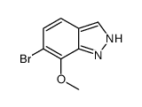 6-Bromo-7-methoxy-1H-indazole structure