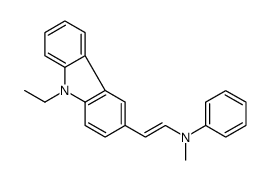 N-[2-(9-ethylcarbazol-3-yl)ethenyl]-N-methylaniline Structure