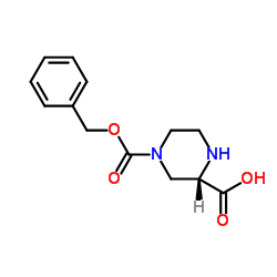 4-Phenylmethoxycarbonyl-2-piperazinecarboxylic acid hydrochloride picture