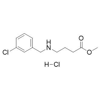 Methyl 4-((3-chlorobenzyl)amino)butanoate hydrochloride Structure