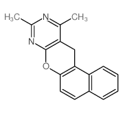 12H-Naphtho[1,2:5,6]pyrano[2,3-d]pyrimidine, 9,11-dimethyl- picture