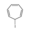 7-iodocyclohepta-1,3,5-triene结构式
