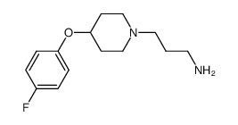 4-(4-fluorophenoxy)-1-piperidinepropanamine Structure