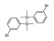 (3-bromophenyl)-[(3-bromophenyl)-dimethylsilyl]-dimethylsilane Structure