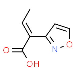 3-Isoxazoleaceticacid,-alpha--ethylidene-,(E)-(9CI)结构式