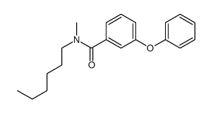 N-hexyl-N-methyl-3-phenoxybenzamide Structure