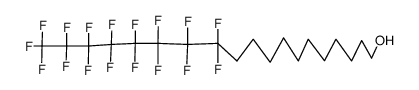 12,12,13,13,14,14,15,15,16,16,17,17,18,18,19,19,19-Heptadecafluorononadecanol结构式