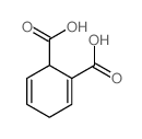 2,5-Cyclohexadiene-1,2-dicarboxylicacid Structure