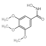Benzamide,N-hydroxy-3,4,5-trimethoxy-结构式