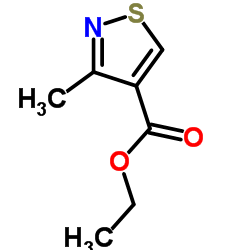 Ethyl 3-methylisothiazole-4-carboxylate Structure