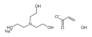 sodium,2-[bis(2-hydroxyethyl)amino]ethanol,hydrogen sulfite,prop-2-enoic acid结构式