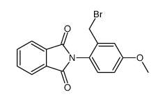 2-[2-(bromomethyl)-4-methoxyphenyl]isoindole-1,3-dione结构式