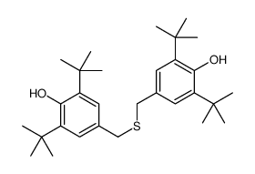 双(3,5-二叔丁基-4-苯羟基)硫化物结构式